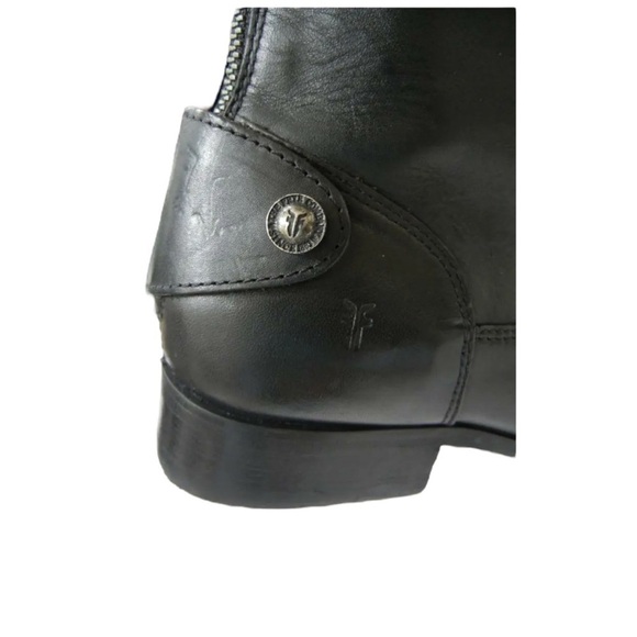 FRYE Melissa Tall Equestrian Leather Riding Boots Back Zipper Size 6.5 - Picture 3 of 6